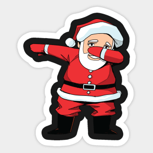 Dabbing Santa Claus - Funny Christmas Dab X-mas Gifts graphic Sticker